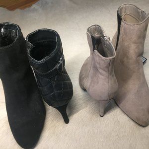 NWT ankle booties (2 pairs) - EXPRESS & Forever 21